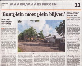 Nieuwsblad De Kaap Expositie Kunst naar Eigen Wens bij Galerie Vier Hoog Achter Zeist mei 2015